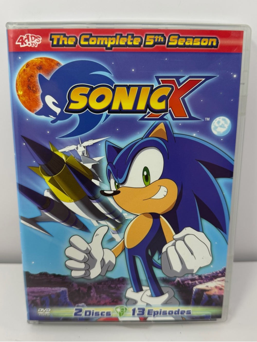 Sonic X - The Complete Fifth 5th Season 2 Disc DVD Set 13 Episodes Funimation